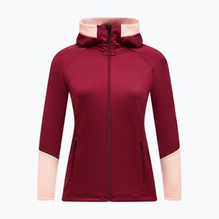 Moteriškas džemperis Peak Performance Rider Essentials Zip Hood Vertical Zenith/Peach Fuzz