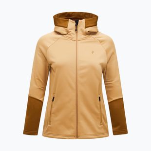 Moteriškas džemperis Peak Performance Rider Essentials Zip Hood Sierra Sand/Earthy Summit
