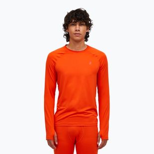 Vyriški termoaktyvūs marškinėliai ilgomis rankovėmis Peak Performance Spirit Crew solar burst