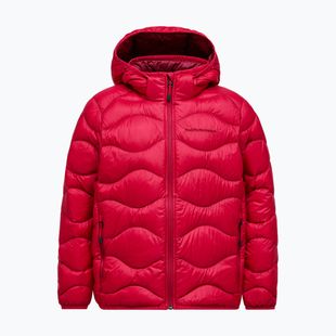 Vaikiška pūsta striukė Peak Performance Helium Down Hood Jacket Tech Burgundy/Vertical Zenith