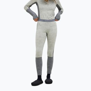 Moteriškos termoaktyvios kelnės Peak Performance Peak Performance Magic 7/8 Long Johns Wool-Blend Baselayer medium grey melange/melange grey