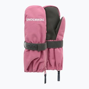 Vaikiškos slidinėjimo pirštinės Didriksons Biggles Zip Mitten 9 heather pink