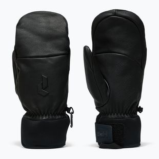 Slidinėjimo pirštinės Peak Performance Leather Hipe Solarcore Insulated Mitten black