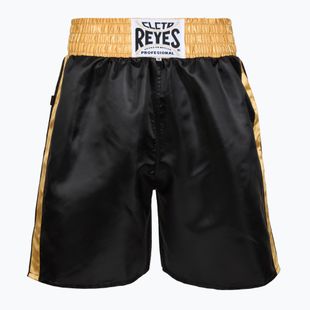 Vyriški bokso šortai Cleto Reyes Satin Boxing black/gold