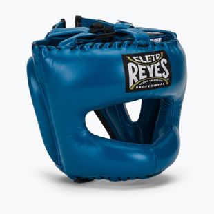 Bokso šalmas Cleto Reyes su smailia veido dalimi, nailoninis, mėlynas