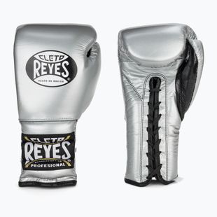 Bokso pirštinės Cleto Reyes Lace Up Sparring silver