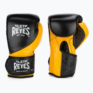 Bokso pirštinės Cleto Reyes High Precision Training Leather black/yellow
