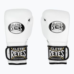 Bokso pirštinės Cleto Reyes Velcro Sparring white/black