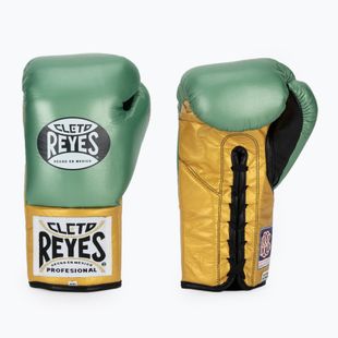 Bokso pirštinės Cleto Reyes Boxing Gloves creen metallic/gold