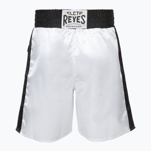 Vyriški bokso šortai Cleto Reyes Satin Boxing white/black