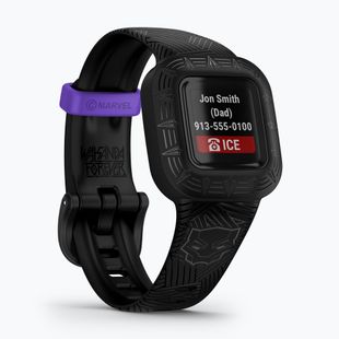Vaikiška išmanioji apyrankė Garmin Vivofit Jr 3 Marvel Black Panther black