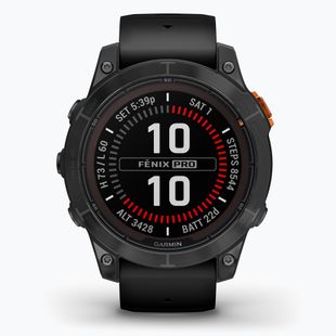 Laikrodis Garmin Fenix 7 Pro Solar slate gray/black