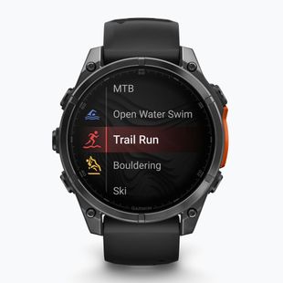 Laikrodis Garmin Fenix 8 47 mm Amoled slate gray/black