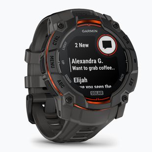 Laikrodis Garmin Instinct 3 Solar 50 mm black/charcoal