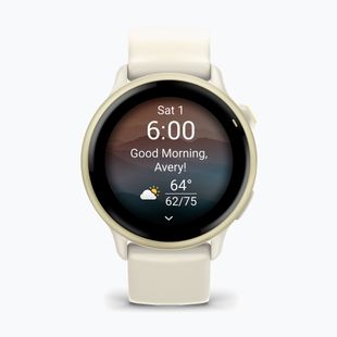 Laikrodis Garmin Vivoactive 6 lunar gold/bone