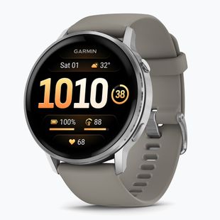 Laikrodis Garmin Venu 4 45 mm sliver/silver gray