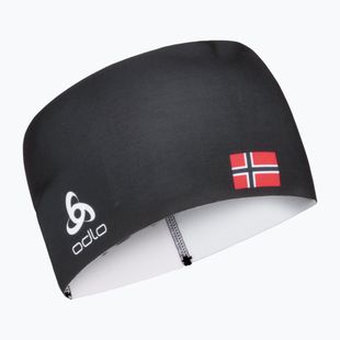 Galvos juosta ODLO Competition Fan Warm black/norwegian flag