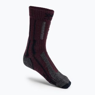 X-Socks Trek X Merino LT trekingo kojinės bordo spalvos TS03S19U-R008