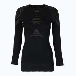 Moteriški termoaktyvūs marškinėliai X-Bionic Invent 4.0 LS black/charcoal