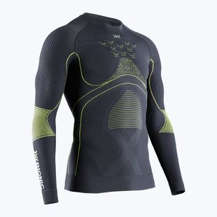 Vyriški termoaktyvūs marškinėliai X-Bionic Energy Accumulator 4.0 charcoal/yellow