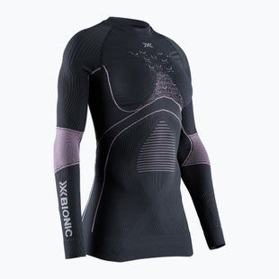 Moteriški termoaktyvūs marškinėliai X-Bionic Energy Accumulator 4.0 charcoal/magnolia
