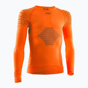 Vaikiški termoaktyvūs marškinėliai X-Bionic Invent 4.0 sunset orange/anthracite