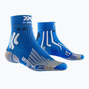Vyriškos kojinės X-Socks Run Speed Two 4.0 twyce blue/arctic white
