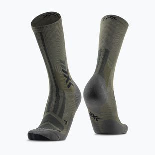 Kojinės X-Socks Hike Discover Crew green/black