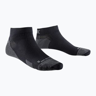 Vyriškos bėgimo kojinės X-Socks Run Discover Low Cut black/charcoal