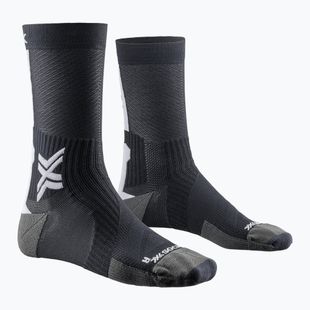 Dviračio kojinės X-Socks Bike Perform Crew opal black/arctic white