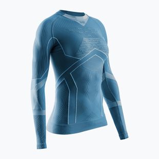 Moteriški termoaktyvūs marškinėliai ilgomis rankovėmis X-Bionic Energy Accumulator Light Shirt mineral blue / arctic white