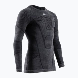 Vyriški termoaktyvūs marškinėliai X-Bionic Symbio Merino Shirt rhino grey