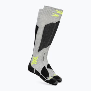 Slidinėjimo kojinės X-Socks Ski Discover Otc rhino grey/canary