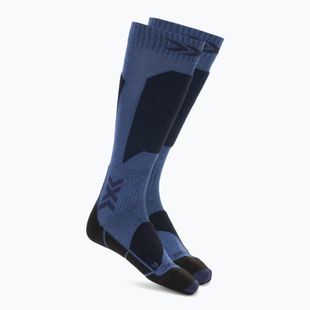 Slidinėjimo kojinės X-Socks Ski Discover Otc blue blossom/marine