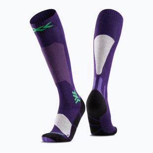 Slidinėjimo kojinės X-Socks Ski Discover Otc deep purple/light sand
