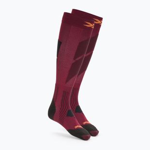 Slidinėjimo kojinės X-Socks Ski Perform Otc dune red/orange