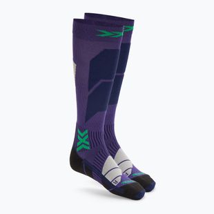 Moteriškos slidinėjimo kojinės X-Socks Ski Perform Otc deep purple/light sand