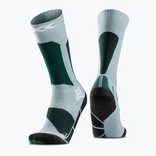 Vaikiškos slidinėjimo kojinės X-Socks Ski Discover Otc sage green/english lawn