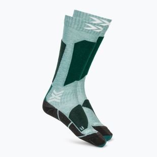 Vaikiškos slidinėjimo kojinės X-Socks Ski Discover Otc sage green/english lawn