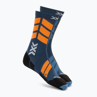 Slidinėjimo kojinės X-Socks X-Country Perform Crew marine/orange
