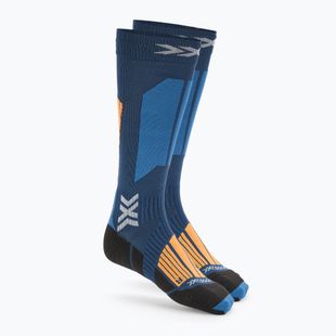 Slidinėjimo kojinės X-Socks Ski Touring Perform Otc marine/orange