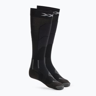 Slidinėjimo kojinės X-Socks Ski Perform Merino Otc x black/grey