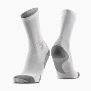 Kojinės X-Socks Run Discover Crew arctic white/pearl grey