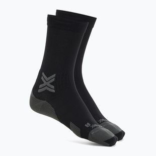 Kojinės X-Socks Run Discover Crew black/charcoal