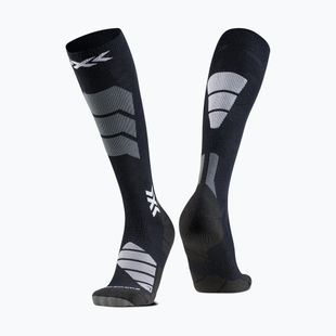 Slidinėjimo kojinės X-Socks Ski Expert Silk Merino Otc x black/light grey