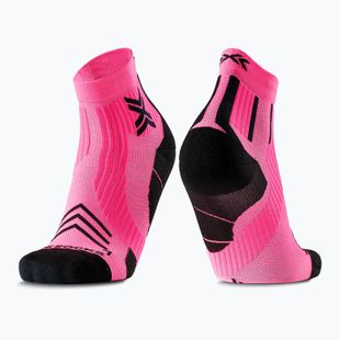 Vyriškos kojinės X-Socks Run Expert Ankle fluo pink/x black