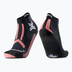 Moteriškos kojinės X-Socks Trailrun Discover Ankle x black/dusty rose