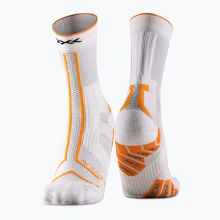 Kojinės X-Socks Trailrun Terraskin Expert Crew x white/blazing orange