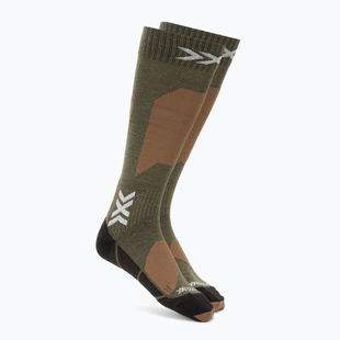 Slidinėjimo kojinės X-Socks Ski Discover Merino Otc sand/dark sand