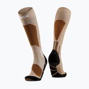Slidinėjimo kojinės X-Socks Ski Discover Otc sand/dark sand